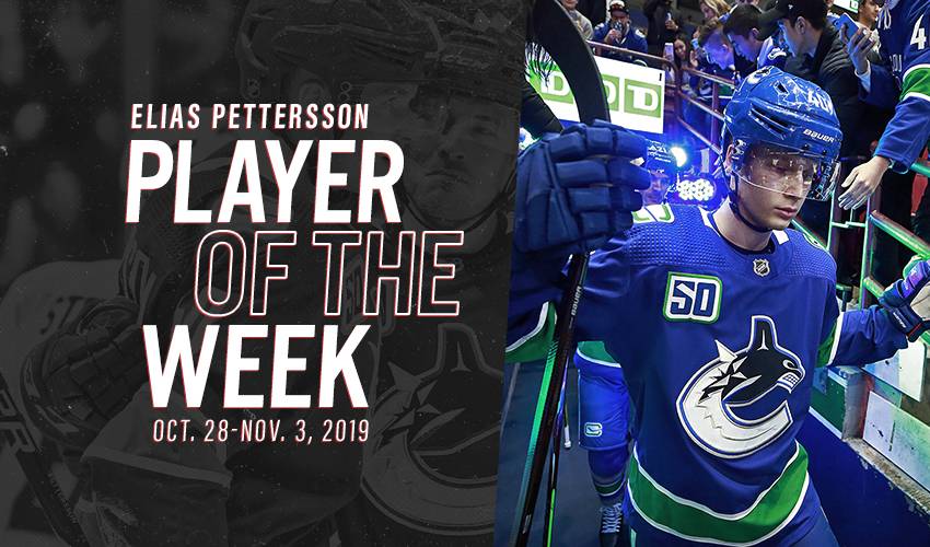 Player of the Week | Elias Pettersson