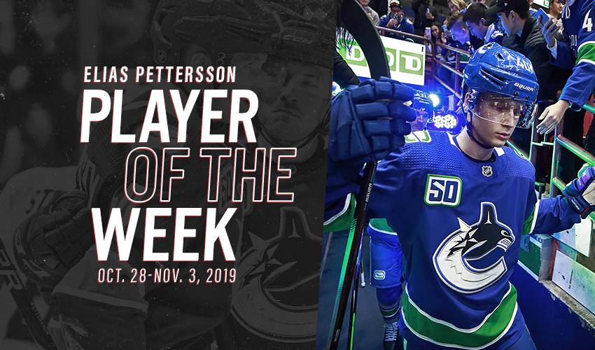 Update On Health Status Of Canucks' Elias Pettersson