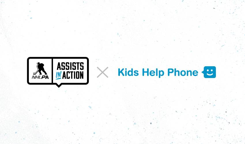 NHLPA Assists in Action contributes $102,956 to Kids Help Phone