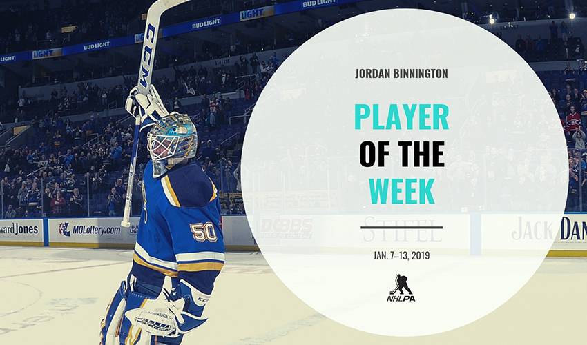 Player of the Week | Jordan Binnington