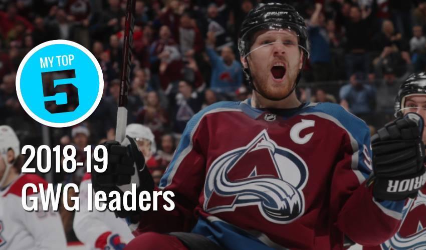 My Top 5 | 2018-19 GWG leaders at the break