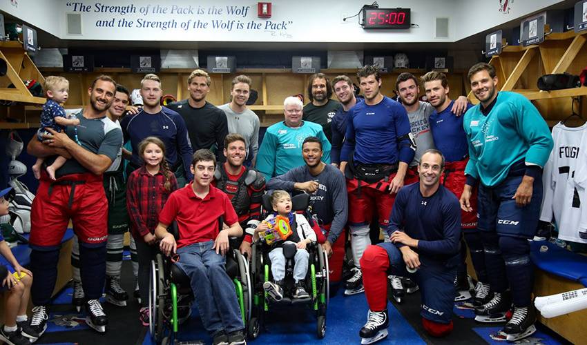 Fellow players rally for Foligno, pediatric care