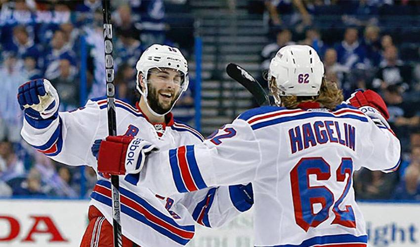 Brassard Leads The Blueshirts