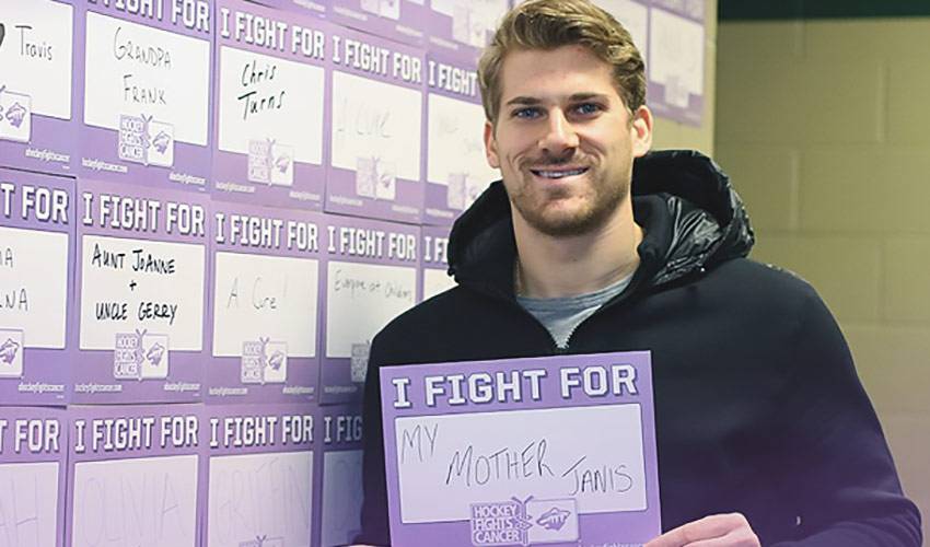 Janis Foligno inspired sons to make a difference