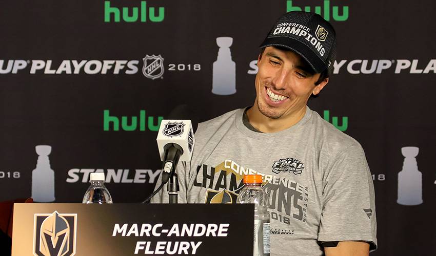 Marc-Andre Fleury inks 3-year extension with Knights