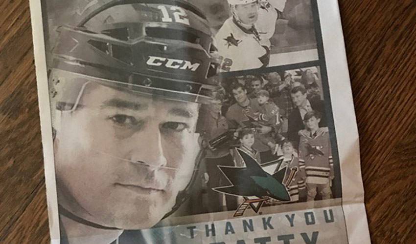 Sharks pay tribute to Marleau