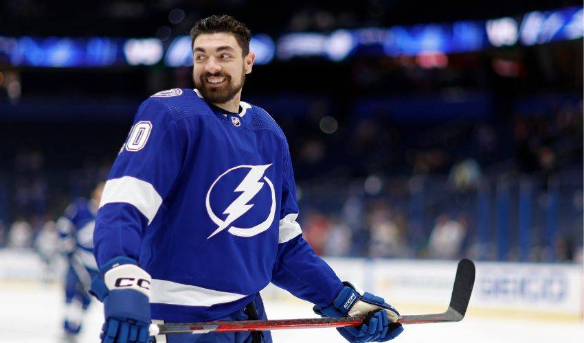 Tampa Bay Lightning Nick Paul 20 alternate 2022 Stanley Cup Final