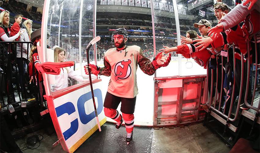 What inaugural Military Ball means to Devils' Kyle Palmieri and his  foundation 