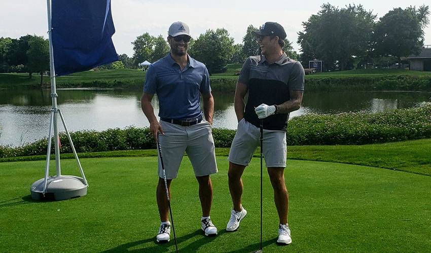 Adam Henrique and Brandon Montour tee off to help their hometown youth