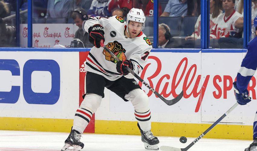 Blackhawks' Taylor Hall is expected to miss the rest of the season with a right knee injury
