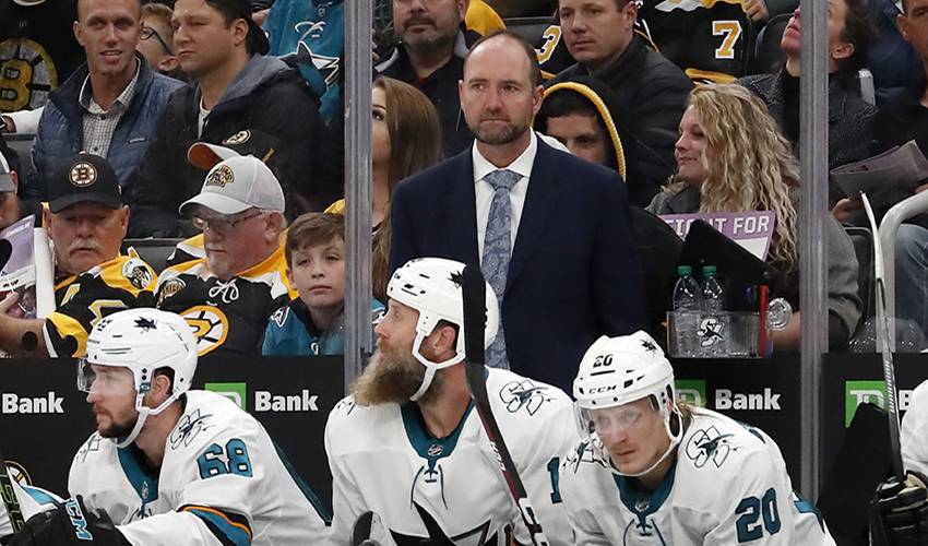 Sharks fire head coach Bob Boughner after three seasons of missing