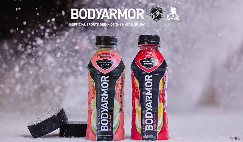 BODYARMOR takes the ice as the official sports drink of the NHL and NHLPA