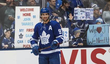 Lacrosse great John Tavares pleased to have his nephew join