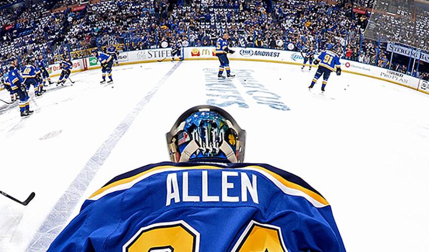 Allen Pays Homage to Home