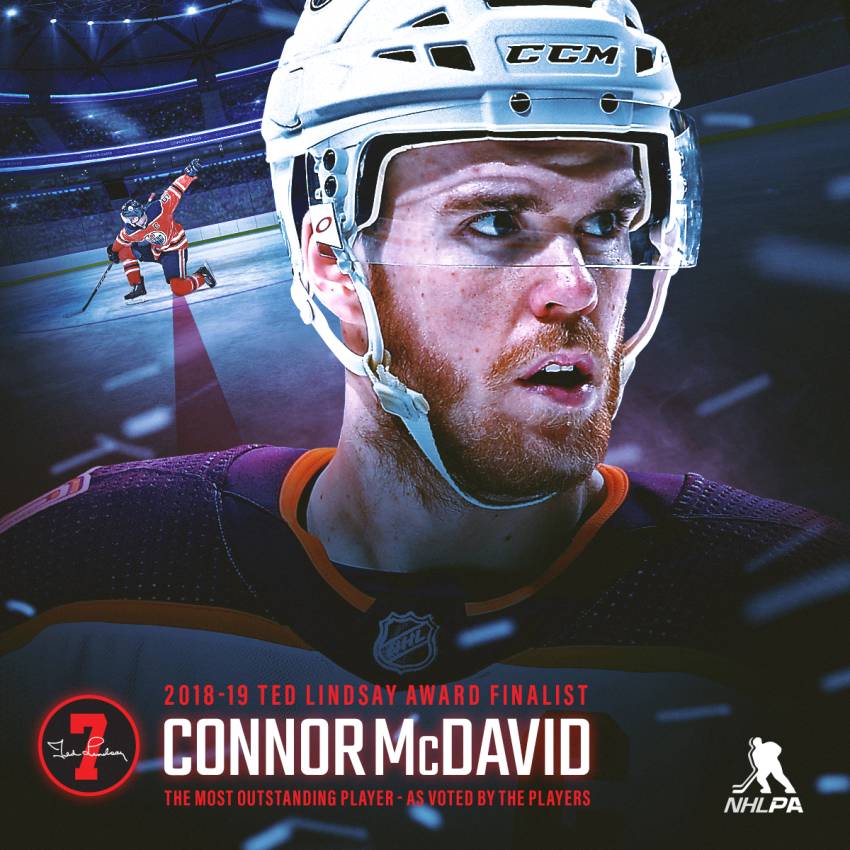 NHL.com Media Site - News - Connor McDavid Voted 2022-23 Ted Lindsay Award  Recipient by NHLPA Members