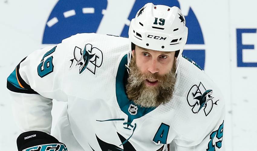 Joe Thornton re-signs with Sharks on 1-year deal, per report 