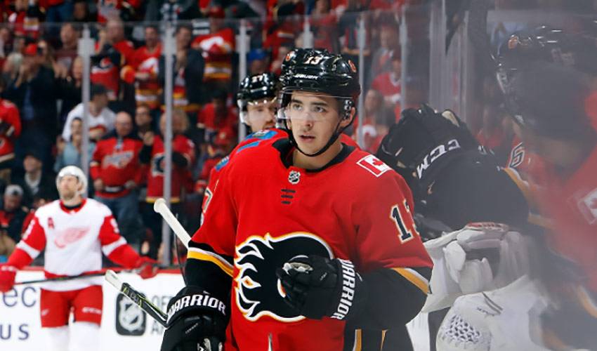 Friendly competition bonds young Calgary Flames