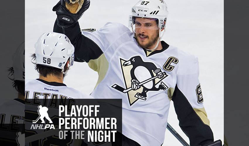 Crosby & Pens Claim Game 2