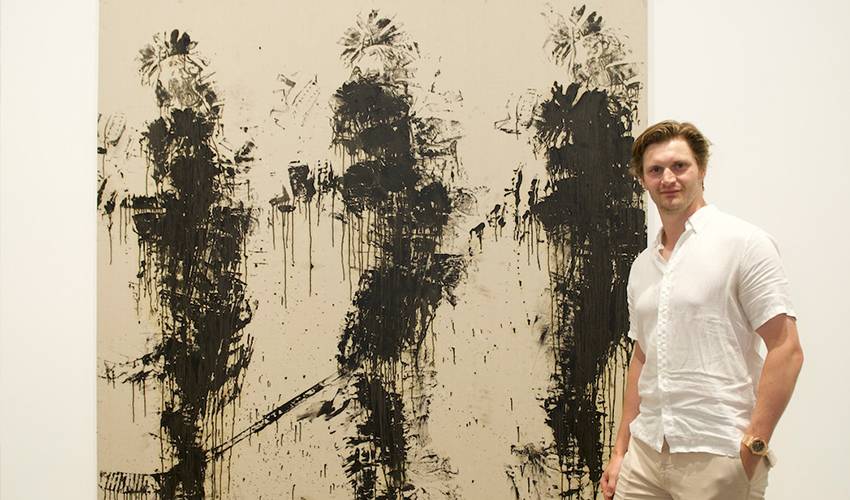 Jacob Trouba lands his mark with first public art exhibition