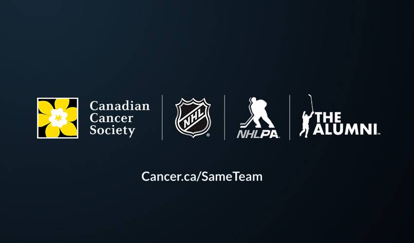 The Canadian Cancer Society Builds on Partnership with the NHL and the NHLPA with New Awareness Campaign