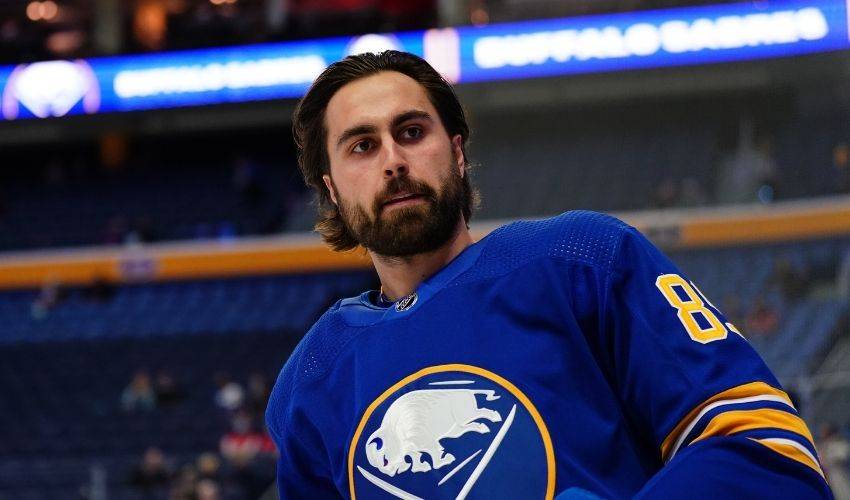 Longtime Sabres fan Alex Tuch thrilled to wear the blue and gold