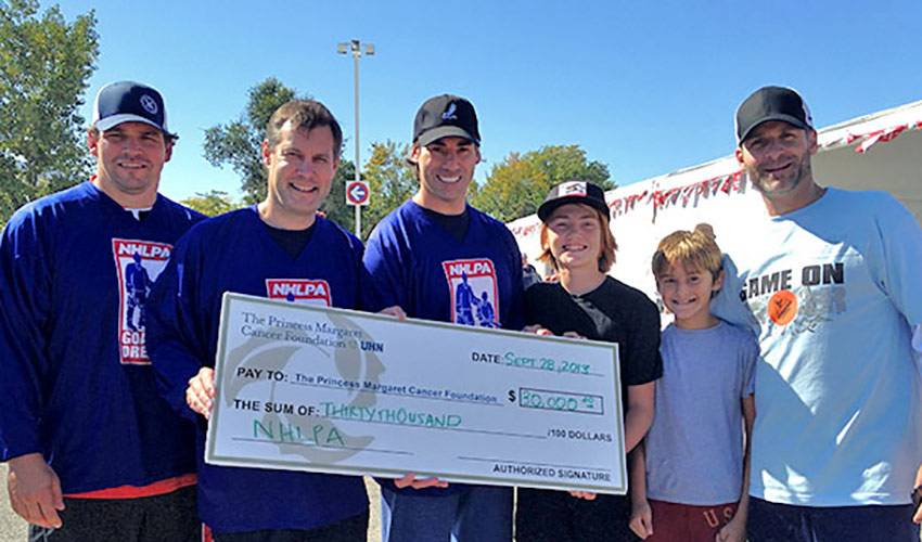 The NHLPA Plays Road Hockey To Conquer Cancer