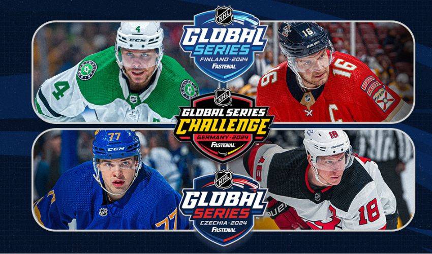 2024 NHL Global Series presented by Fastenal to feature Sabres, Devils, Stars and Panthers