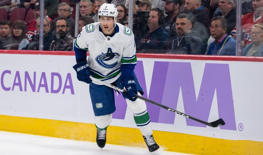 Canucks defenceman Soucy out six to eight weeks with lower-body injury