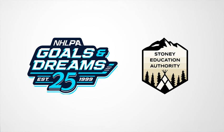 NHLPA Goals & Dreams donates 25 sets of hockey equipment to the Stoney Education Authority