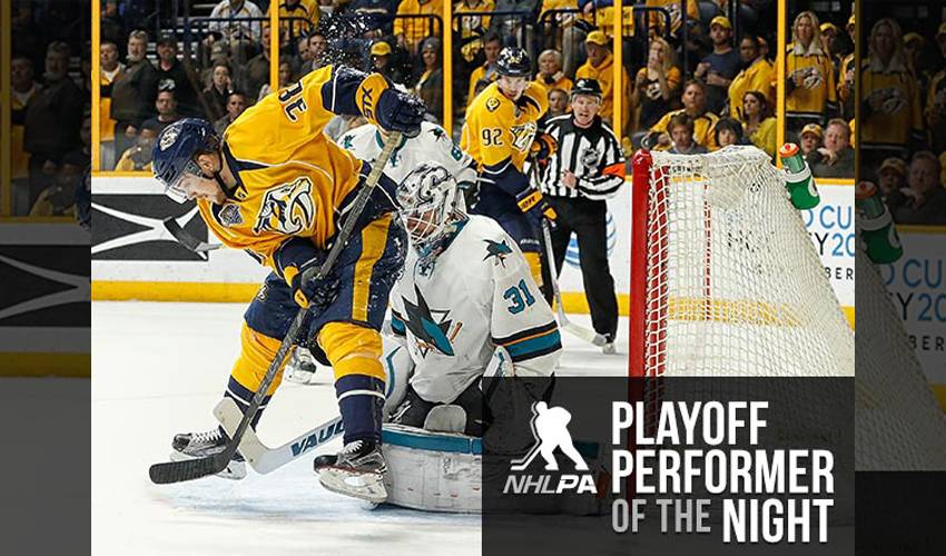 Arvidsson Takes Preds To Game 7