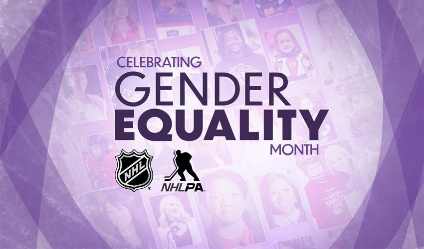 NHL, NHLPA celebrate International Women's Day and Gender Equality Month