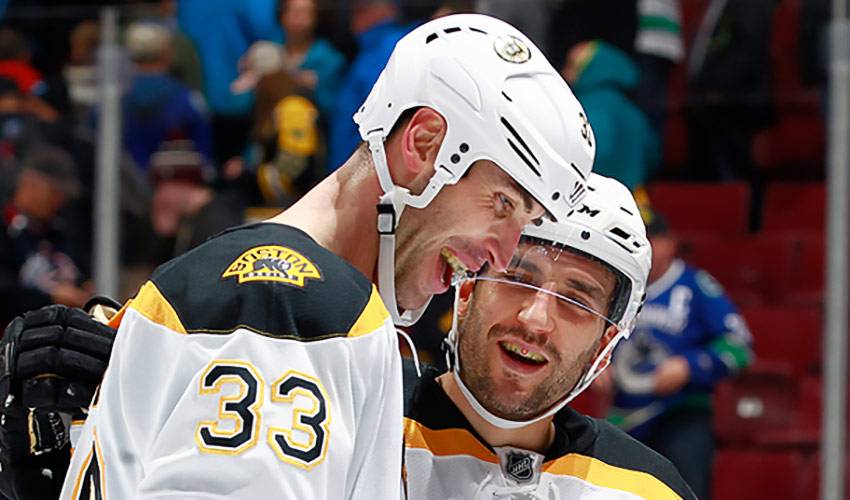 Bergeron reminisces 'blessing' of Chara signing