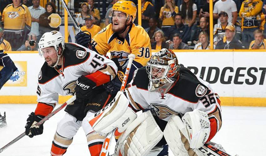 Gibson Gives Ducks Net Gains