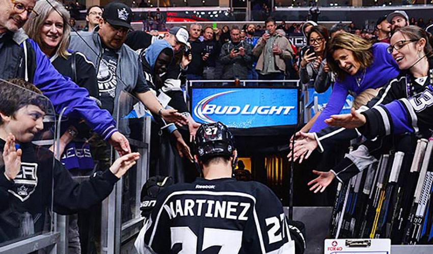 Alec Martinez and family 2014