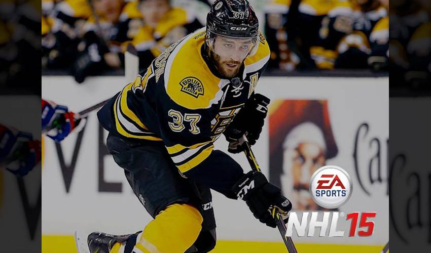 EA SPORTS ANNOUNCE PATRICE BERGERON AS FAN-SELECTED NHL 15 COVER ATHLETE