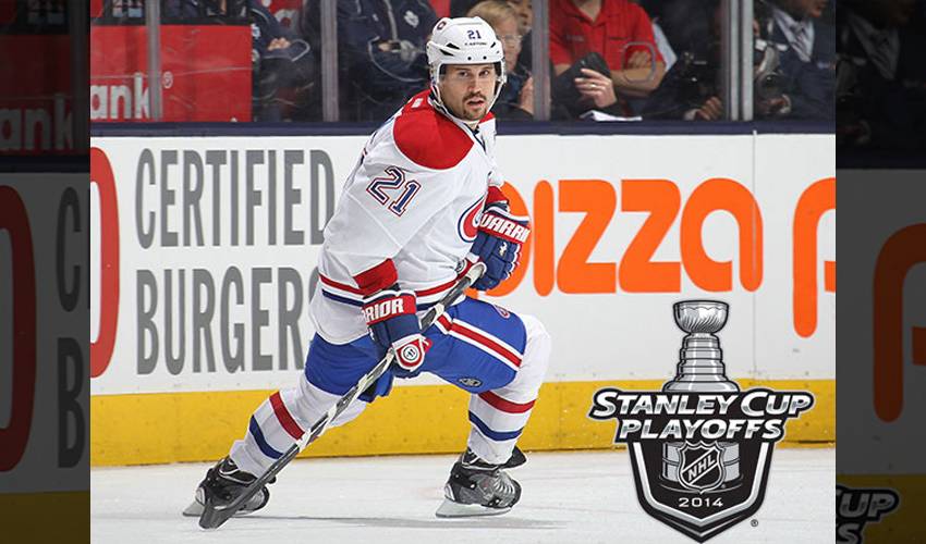 Gionta Sees Bleu, Blanc et Rouge