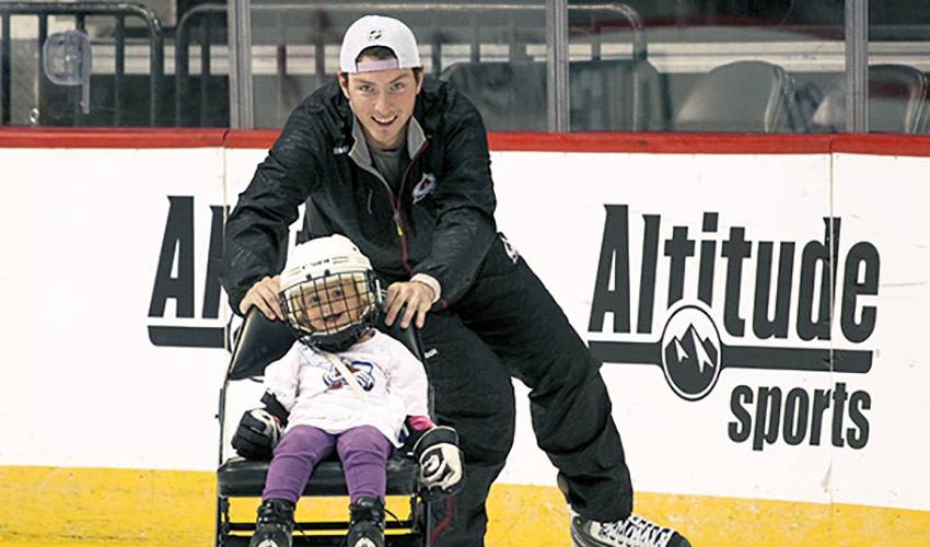 Duchene All Smiles In Helping Haven