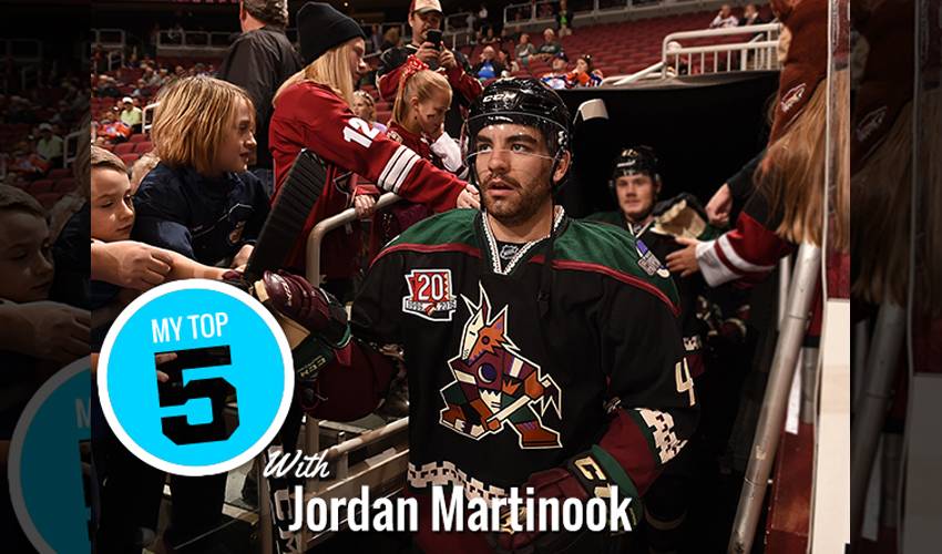 My Top 5 | Jordan Martinook