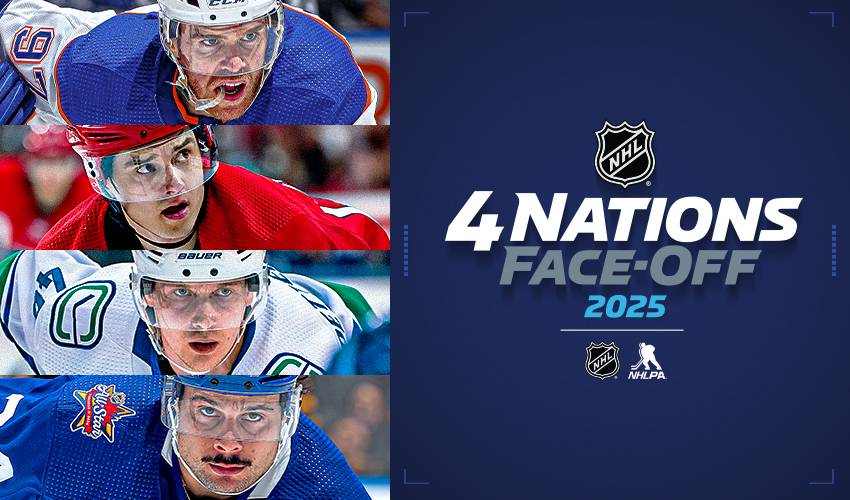 NHL and NHLPA announce 2025 NHL 4 Nations Face-Off