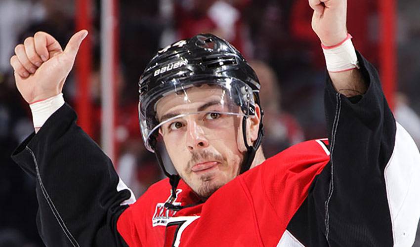 Ottawa Senators No44 Jean-Gabriel Pageau Green Salute to Service Jersey