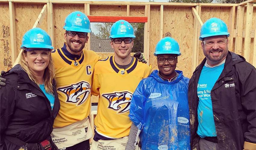 Duchene feeling at home, helping build another in Nashville