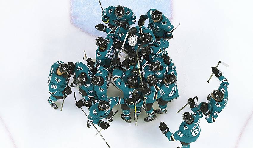 Sharks ride depth, Jones to first-round sweep of Ducks