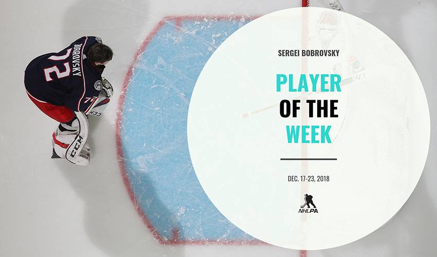 Player of the Week | Sergei Bobrovsky