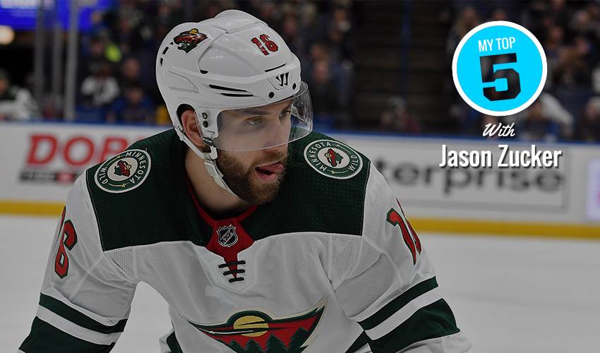 My Top 5 | Jason Zucker