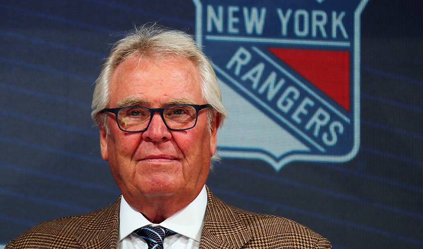 Hall of Fame exec Sather steps down as Rangers president