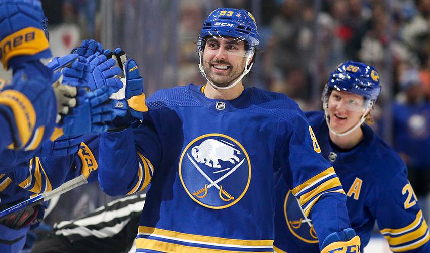 Alex Tuch Joins Sabres Live