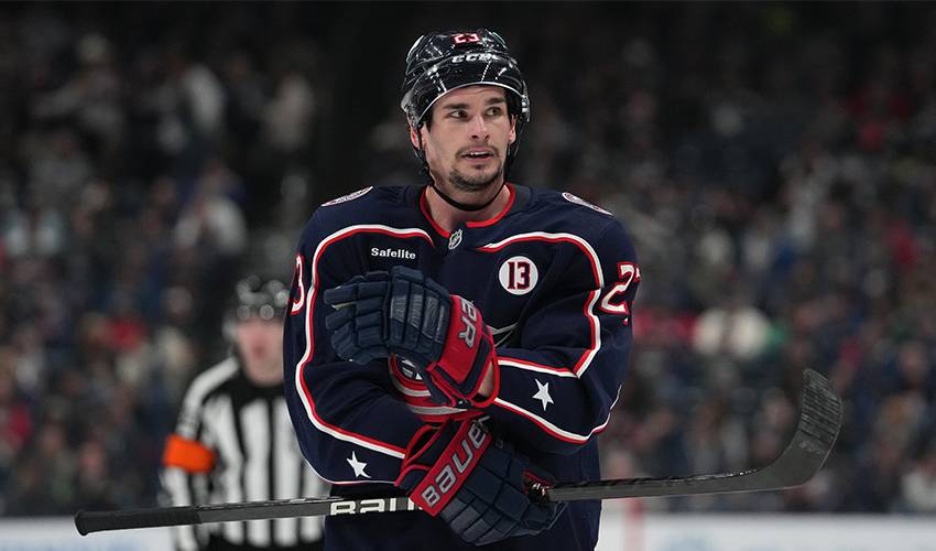Blue Jackets centre Monahan awarded Masterton Trophy for resilience and leadership
