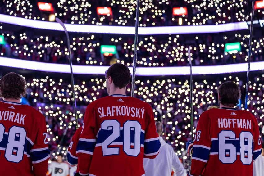 NJ Devils vs. NY Islanders in Hockey Fights Cancer game