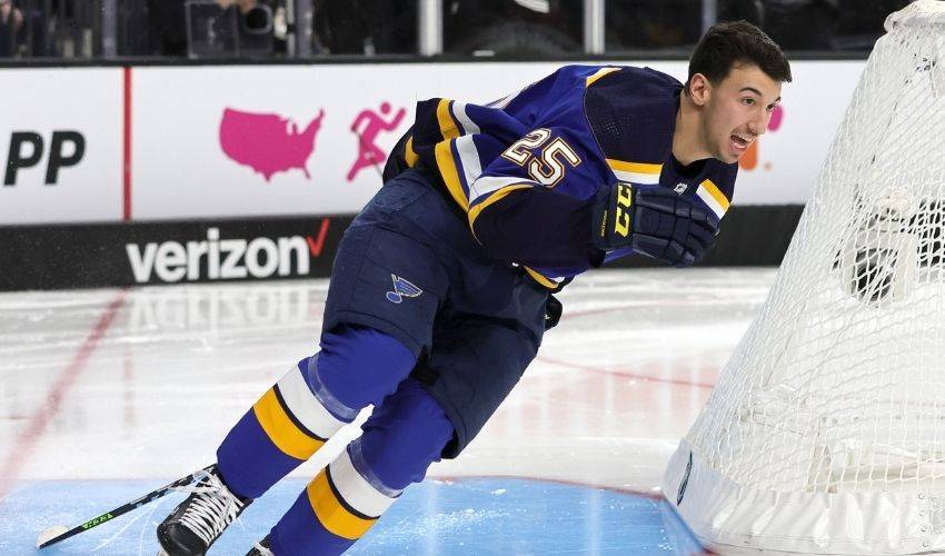 St. Louis Blues - For the first time in his career, Jordan Kyrou