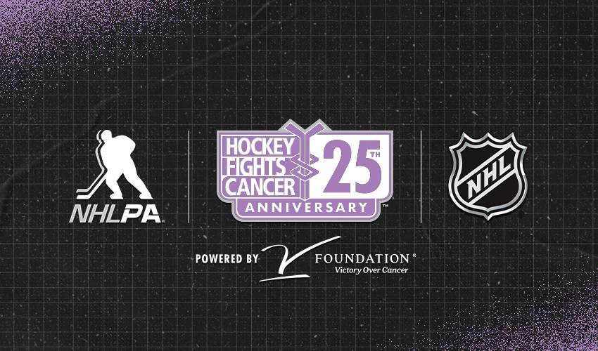 NHL, NHLPA commemorate 25 years of Hockey Fights Cancer initiative